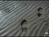 Mes pas dans le sable