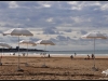 Parasols sur la plage